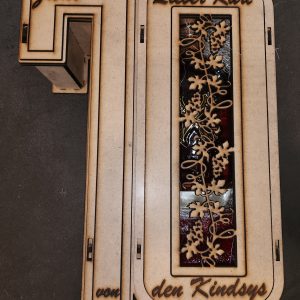 Geburtstagsgeschenk mit Flasche