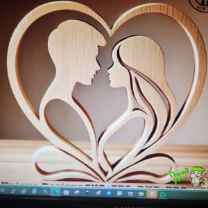 Tischaufsteller Love