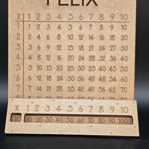 Das große 1X1 mit Namensgravur