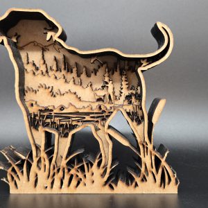 Multilayer Hund Landschaft