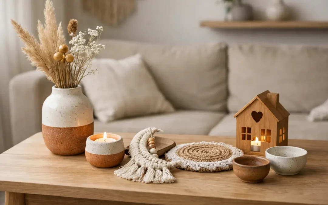 Handgemachte Deko fürs Wohnzimmer, die bleibt