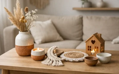 Handgemachte Deko fürs Wohnzimmer, die bleibt