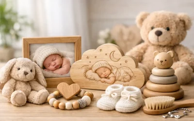 Personalisiertes Geschenk zur Geburt, das bleibt
