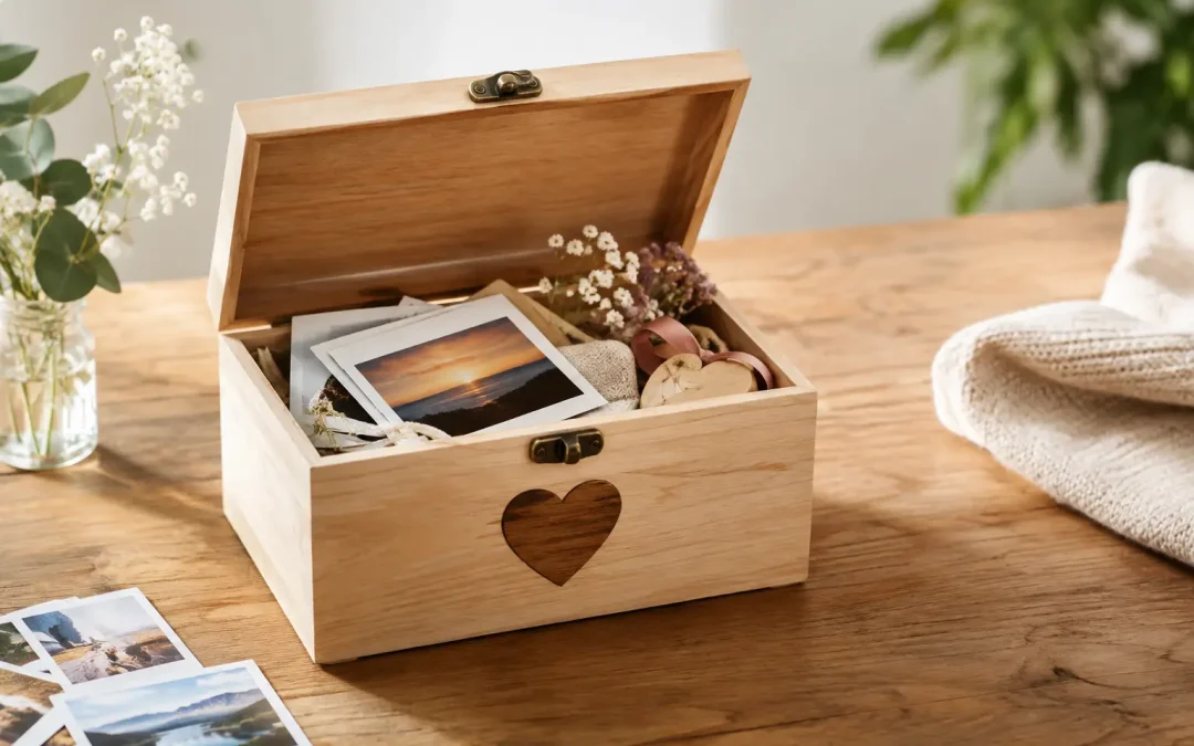 Erinnerungsbox individuell gestalten mit Herz